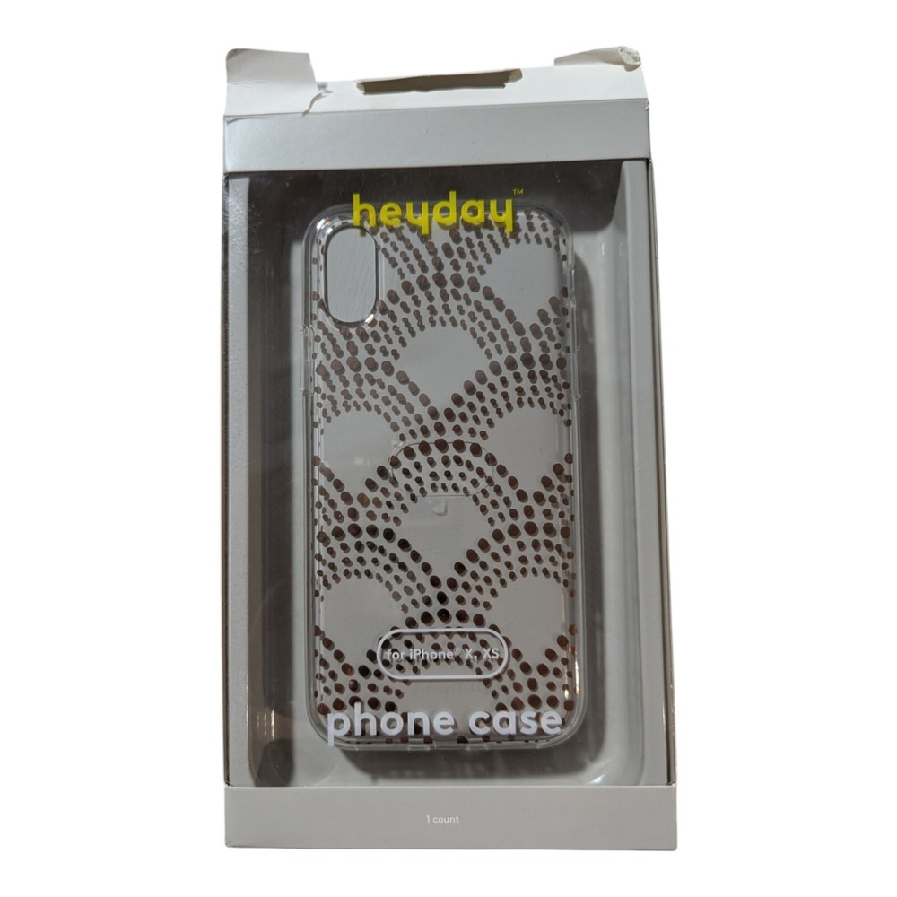i3. heyday Phone‎ Case For Apple iPhone X / XS - Gold Scallop Dot